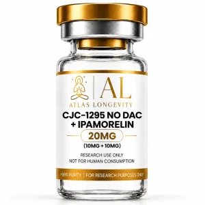 CJC-1295 No DAC 10mg + Ipamorelin 10mg 20mg Atlas Longevity Bali