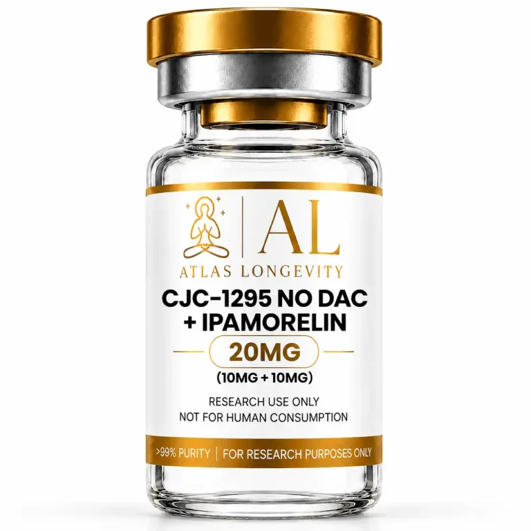 CJC-1295 No DAC 10mg + Ipamorelin 10mg 20mg Atlas Longevity Bali