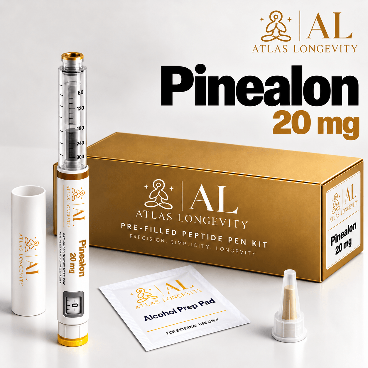 Pinealon 20mg (3) Peptide Pen Bali (1) Pinealon 20mg - Image 1